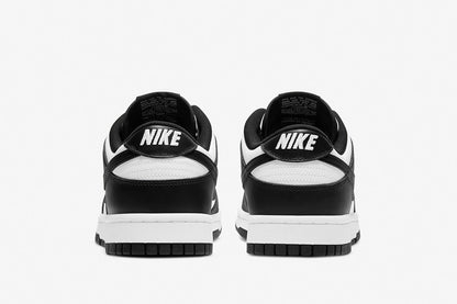 Sneaker da tennis bassa bicolore nera/bianca