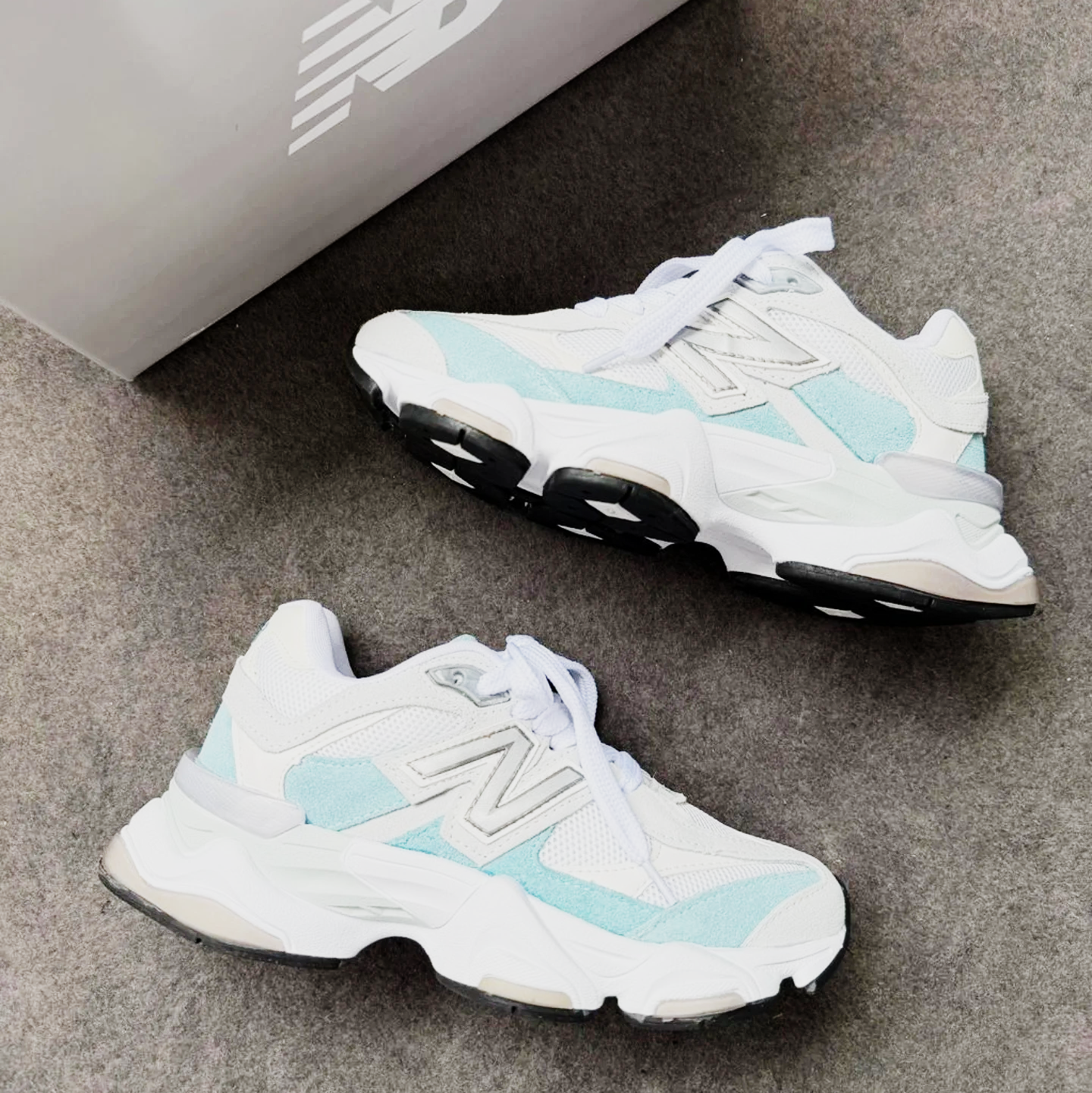 New balance 9060 azul bebê