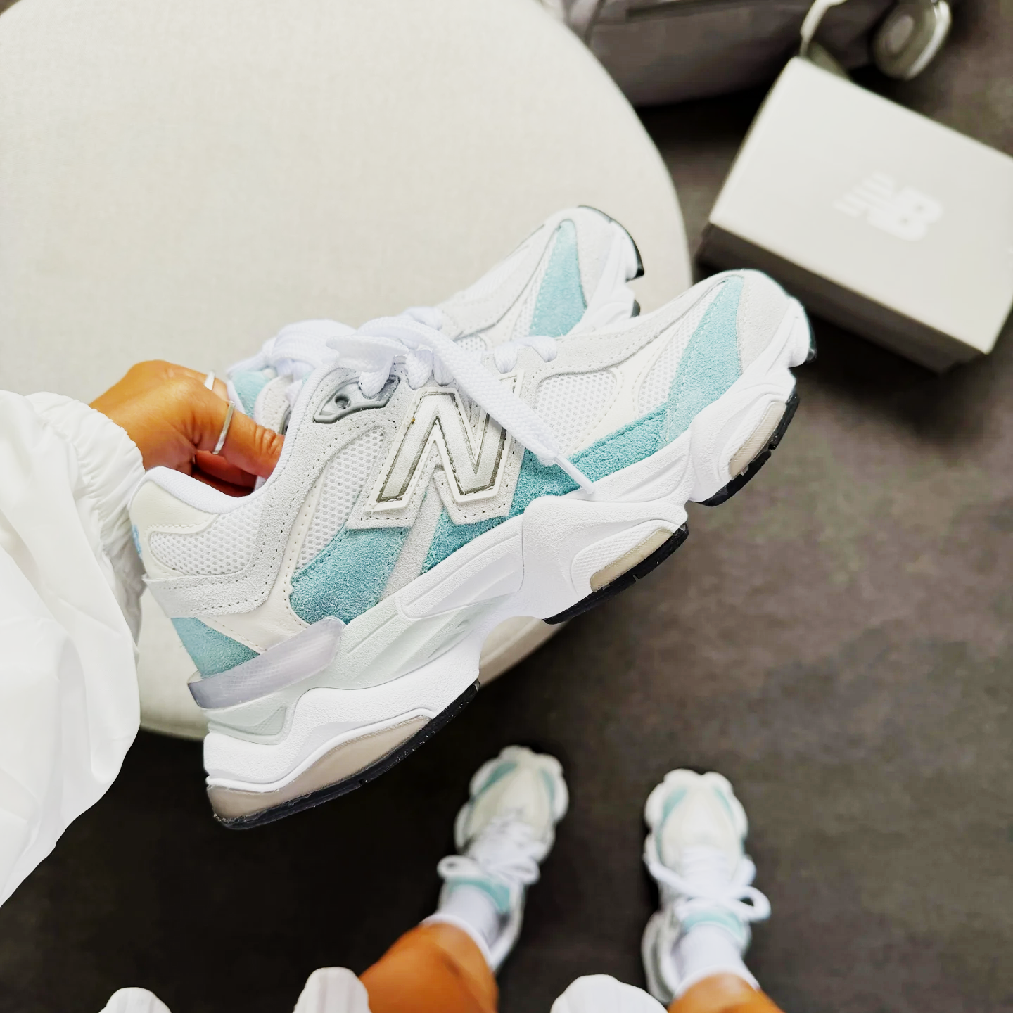 New balance 9060 azul bebê